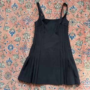 Zara Black Pleated Dress